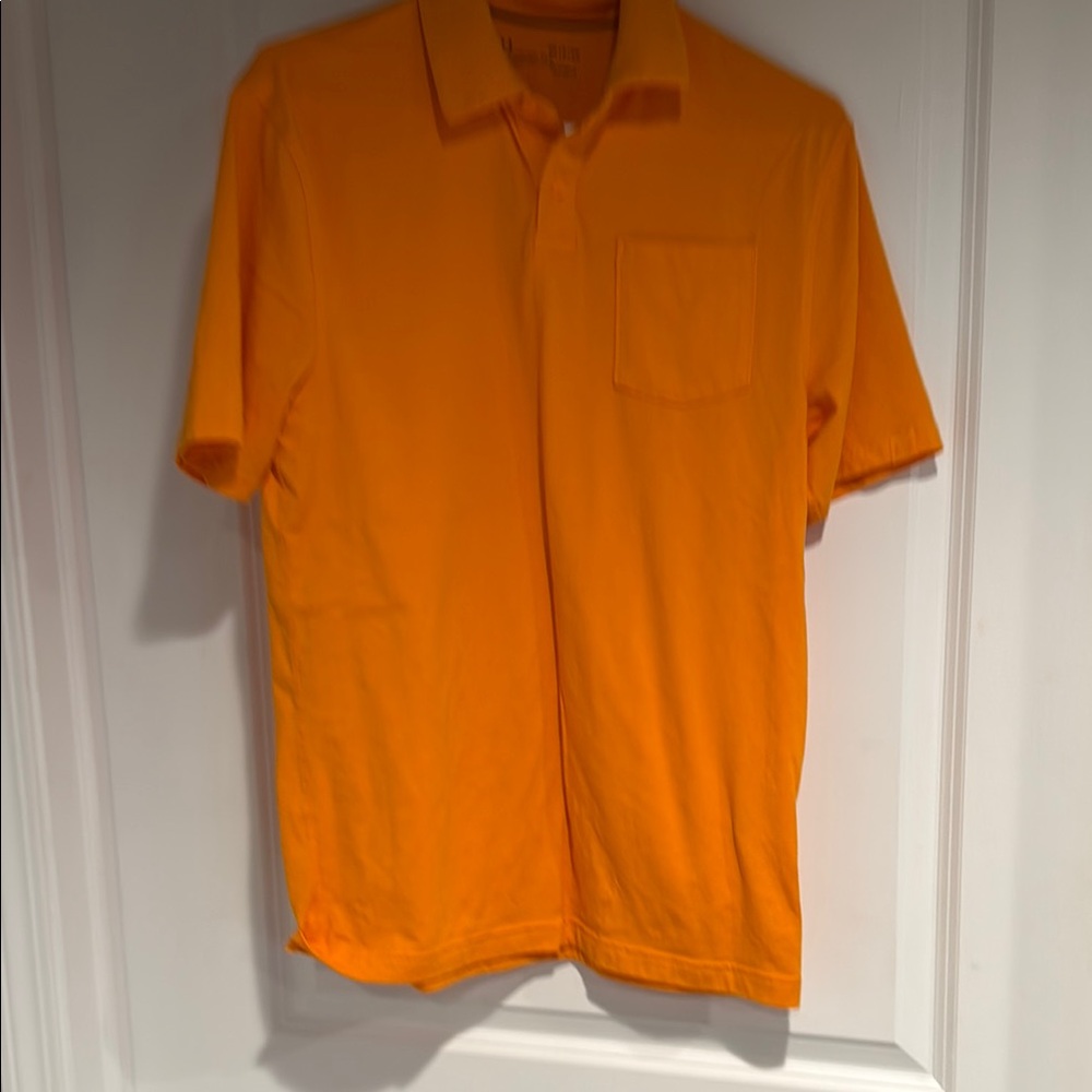 Men's Orange Polo Shirt